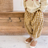Load image into Gallery viewer, Baby Kid Unisex Checked Pants Wholesale 220418297

