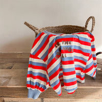 Load image into Gallery viewer, Baby Kid Unisex Striped Letters Tops Wholesale 220418310
