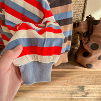 Load image into Gallery viewer, Baby Kid Unisex Striped Letters Tops Wholesale 220418310
