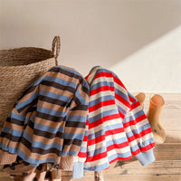 Load image into Gallery viewer, Baby Kid Unisex Striped Letters Tops Wholesale 220418310
