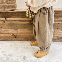 Load image into Gallery viewer, Baby Kid Unisex Solid Color Letters Pants Wholesale 220418311
