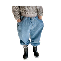 Load image into Gallery viewer, Baby Kid Unisex Solid Color Pants Jeans Wholesale 220418314
