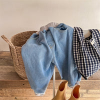 Load image into Gallery viewer, Baby Kid Unisex Solid Color Pants Jeans Wholesale 220418314
