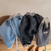 Load image into Gallery viewer, Baby Kid Unisex Solid Color Pants Jeans Wholesale 220418314
