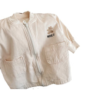 Load image into Gallery viewer, Baby Kid Unisex Solid Color Letters Jackets Outwears Wholesale 220418334
