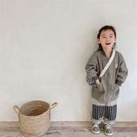 Load image into Gallery viewer, Baby Kid Unisex Solid Color Letters Jackets Outwears Wholesale 220418334
