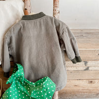 Load image into Gallery viewer, Baby Kid Unisex Solid Color Letters Jackets Outwears Wholesale 220418334
