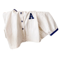 Load image into Gallery viewer, Baby Kid Girls Letters Color-blocking Embroidered Tops Wholesale 220418335
