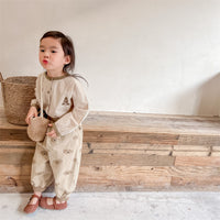 Load image into Gallery viewer, Baby Kid Girls Letters Color-blocking Embroidered Tops Wholesale 220418335
