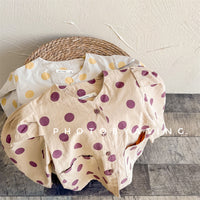 Load image into Gallery viewer, Baby Kid Girls Polka dots Print Tops Wholesale 220418336
