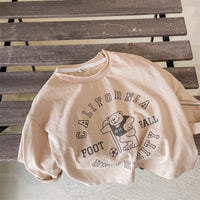 Load image into Gallery viewer, Baby Kid Girls Letters Cartoon Print Tops Wholesale 220418337
