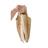 Load image into Gallery viewer, Baby Kid Girls Boys Solid Color Polka dots Jumpsuits Wholesale 220418343
