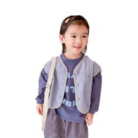 Load image into Gallery viewer, Baby Kid Girls Color-blocking Checked Vests Waistcoats Wholesale 220418344
