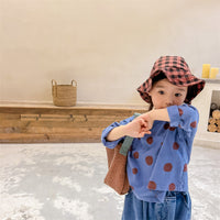 Load image into Gallery viewer, Baby Kid Girls Polka dots Print Tops Wholesale 220418345
