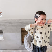 Load image into Gallery viewer, Baby Kid Girls Polka dots Print Tops Wholesale 220418345
