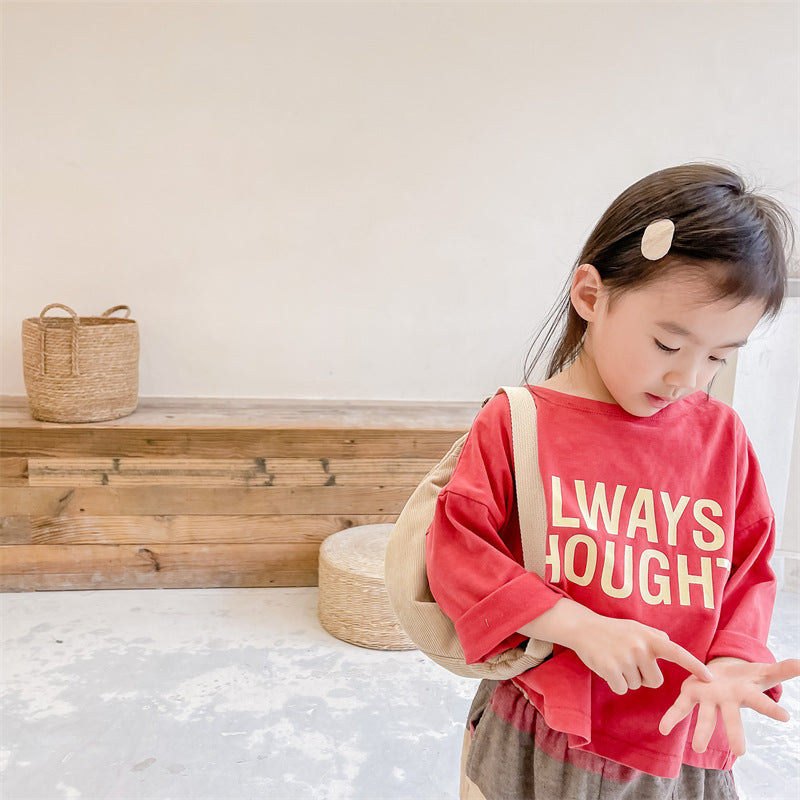 Baby Kid Unisex Letters Tops Wholesale 220418358