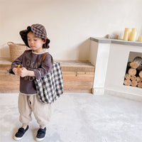 Load image into Gallery viewer, Baby Kid Girls Checked Pants Wholesale 220418362
