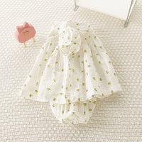 Load image into Gallery viewer, 2 Pieces Set Baby Kid Girls Flower Print Blouses And Shorts Wholesale 220418364
