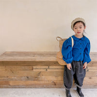 Load image into Gallery viewer, Baby Kid Girls Polka dots Blouses Wholesale 220418365
