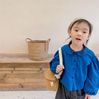 Load image into Gallery viewer, Baby Kid Girls Polka dots Blouses Wholesale 220418365
