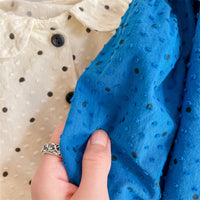 Load image into Gallery viewer, Baby Kid Girls Polka dots Blouses Wholesale 220418365
