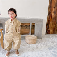 Load image into Gallery viewer, Baby Kid Girls Polka dots Cartoon Print Jumpsuits Wholesale 220418368
