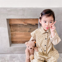Load image into Gallery viewer, Baby Kid Girls Polka dots Cartoon Print Jumpsuits Wholesale 220418368
