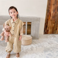 Load image into Gallery viewer, Baby Kid Girls Polka dots Cartoon Print Jumpsuits Wholesale 220418368
