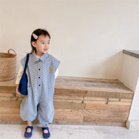 Load image into Gallery viewer, Baby Kid Girls Polka dots Cartoon Print Jumpsuits Wholesale 220418368
