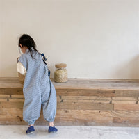 Load image into Gallery viewer, Baby Kid Girls Polka dots Cartoon Print Jumpsuits Wholesale 220418368
