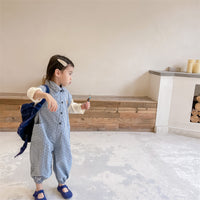 Load image into Gallery viewer, Baby Kid Girls Polka dots Cartoon Print Jumpsuits Wholesale 220418368
