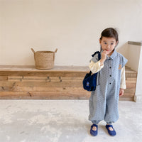 Load image into Gallery viewer, Baby Kid Girls Polka dots Cartoon Print Jumpsuits Wholesale 220418368
