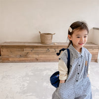 Load image into Gallery viewer, Baby Kid Girls Polka dots Cartoon Print Jumpsuits Wholesale 220418368
