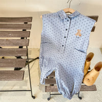 Load image into Gallery viewer, Baby Kid Girls Polka dots Cartoon Print Jumpsuits Wholesale 220418368
