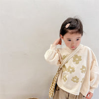 Load image into Gallery viewer, Baby Kid Girls Flower Print Tops Wholesale 220418372
