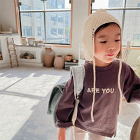 Load image into Gallery viewer, Baby Kid Girls Boys Letters Tops Wholesale 220418373
