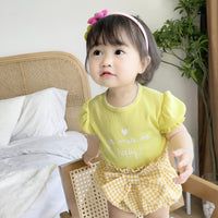 Load image into Gallery viewer, Baby Kid Girls Checked Bow Shorts Wholesale 220418374
