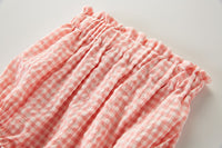 Load image into Gallery viewer, Baby Kid Girls Checked Bow Shorts Wholesale 220418374
