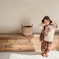 Load image into Gallery viewer, Baby Kid Girls Checked Embroidered Pants Wholesale 220418375
