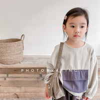 Load image into Gallery viewer, Baby Kid Unisex Color-blocking Tops Wholesale 220418381
