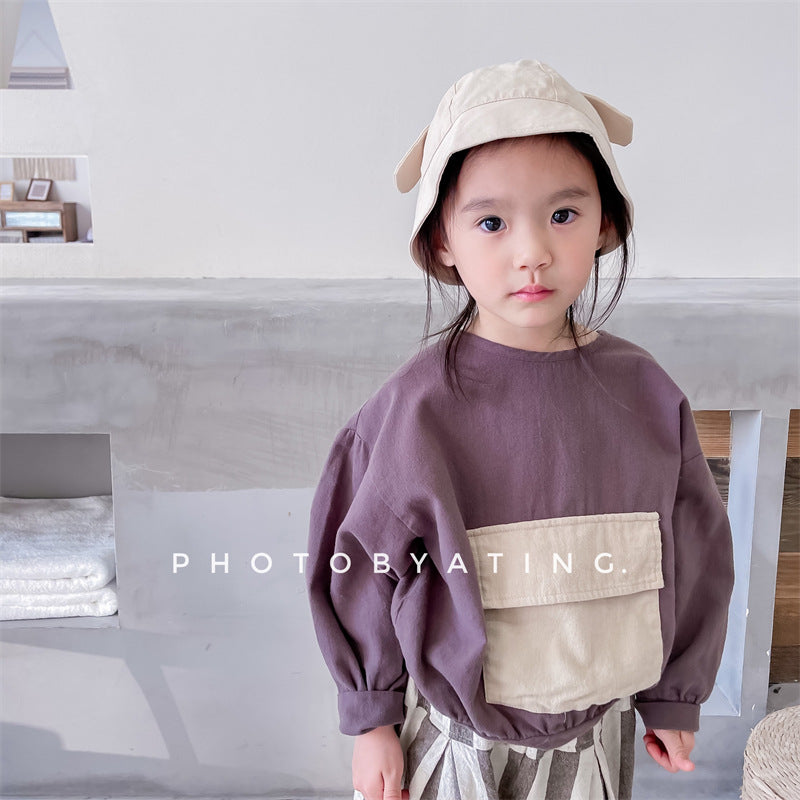 Baby Kid Unisex Color-blocking Tops Wholesale 220418381