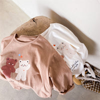 Load image into Gallery viewer, Baby Kid Girls Cartoon Print Tops Wholesale 220418382
