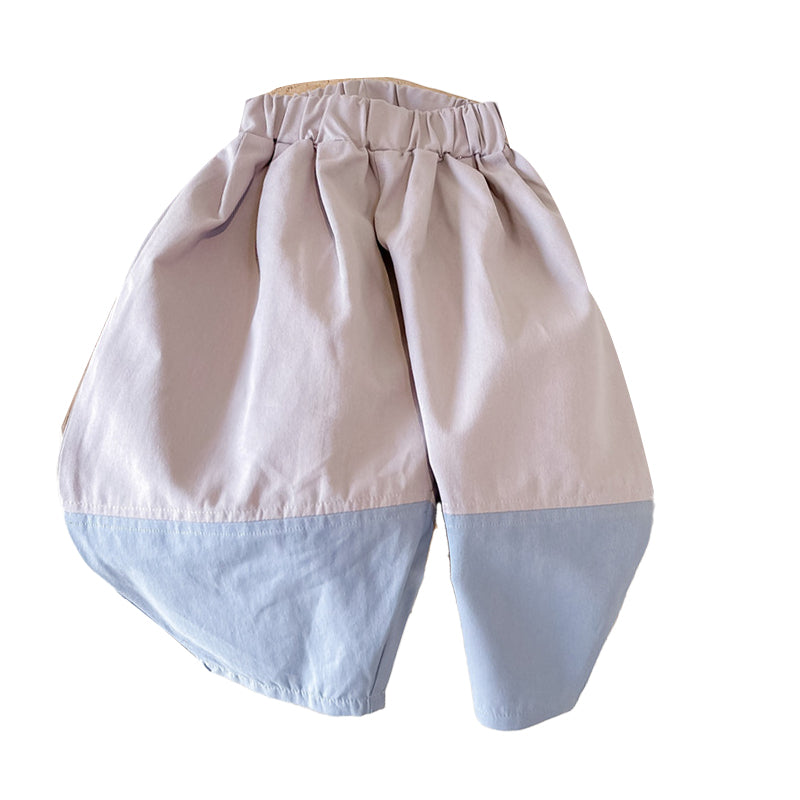 Baby Kid Unisex Color-blocking Pants Wholesale 220418384