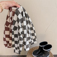 Load image into Gallery viewer, Baby Kid Unisex Checked Tops Wholesale 220418392
