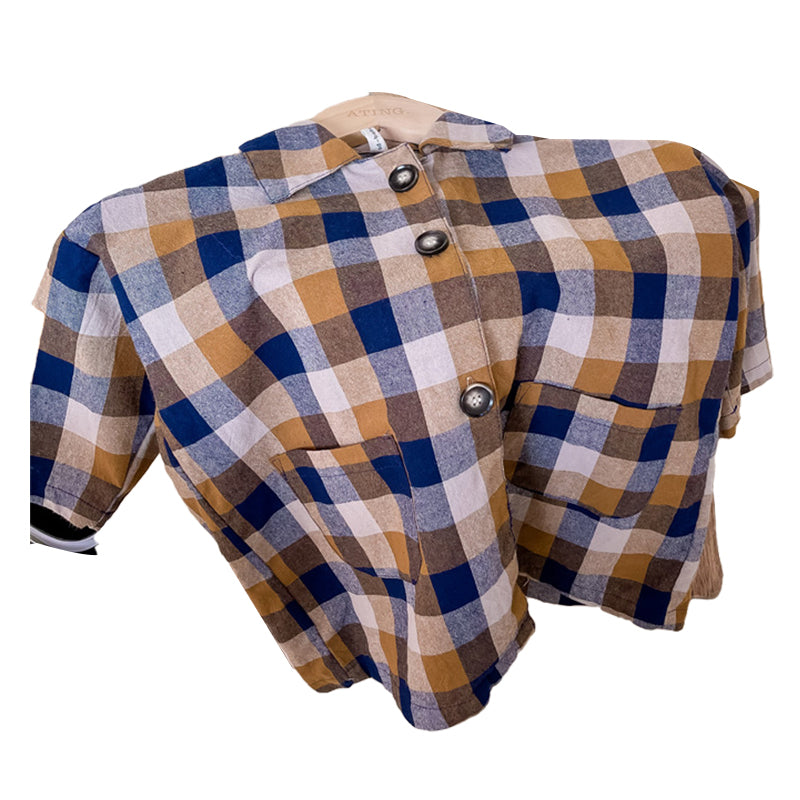 Baby Kid Unisex Checked Jackets Outwears Wholesale 220418400