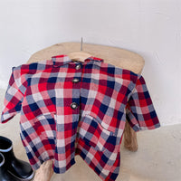 Load image into Gallery viewer, Baby Kid Unisex Checked Jackets Outwears Wholesale 220418400
