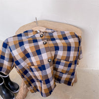 Load image into Gallery viewer, Baby Kid Unisex Checked Jackets Outwears Wholesale 220418400
