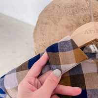 Load image into Gallery viewer, Baby Kid Unisex Checked Jackets Outwears Wholesale 220418400
