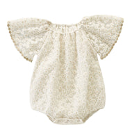 Load image into Gallery viewer, Baby Girls Flower Embroidered Rompers Wholesale 220418409

