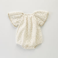Load image into Gallery viewer, Baby Girls Flower Embroidered Rompers Wholesale 220418409
